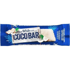 Батончик кокосовий "Coco Bar" у білій кондитерській глазурі 40 г
