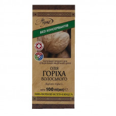 Масло ореха грецкого (гамма-линоленовой кислоты не менее 3%) 100 мл.