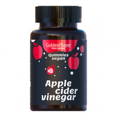 Яблучний оцет Apple Cider Vinegar веган мармелад 60 шт.