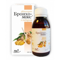 Бронхо-Микс фитосироп с имбирем по 100 мл во флак.