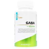 GABA+ Glycine Комплекс з аминокислотами, 90 капс,  ABU