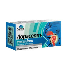 Лорасепт-евкаліпт, 20 таблеток