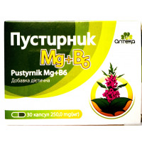 Пустырник Mg+B6, 30 капсул