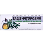 Свічки з фітором та олією чайного дерева 10 шт.