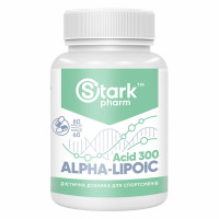 Альфа-ліпоевая кислота (Alpha-Lipoic Acid), 300мг, 60 капсул