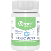 Фолієва кислота (Folic Acid), 400 мкг, 200 табл.