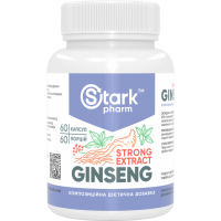 Экстракт Женьшеня (Ginseng Strong Extract), 550 мг, 60 капс