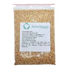 Гречка зеленая 250 гр, Земледар